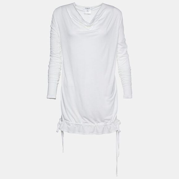 Givenchy White Knit Full Sleeve Top S